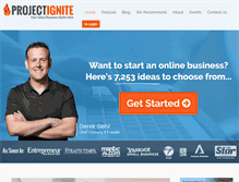 Tablet Screenshot of projectignite.com